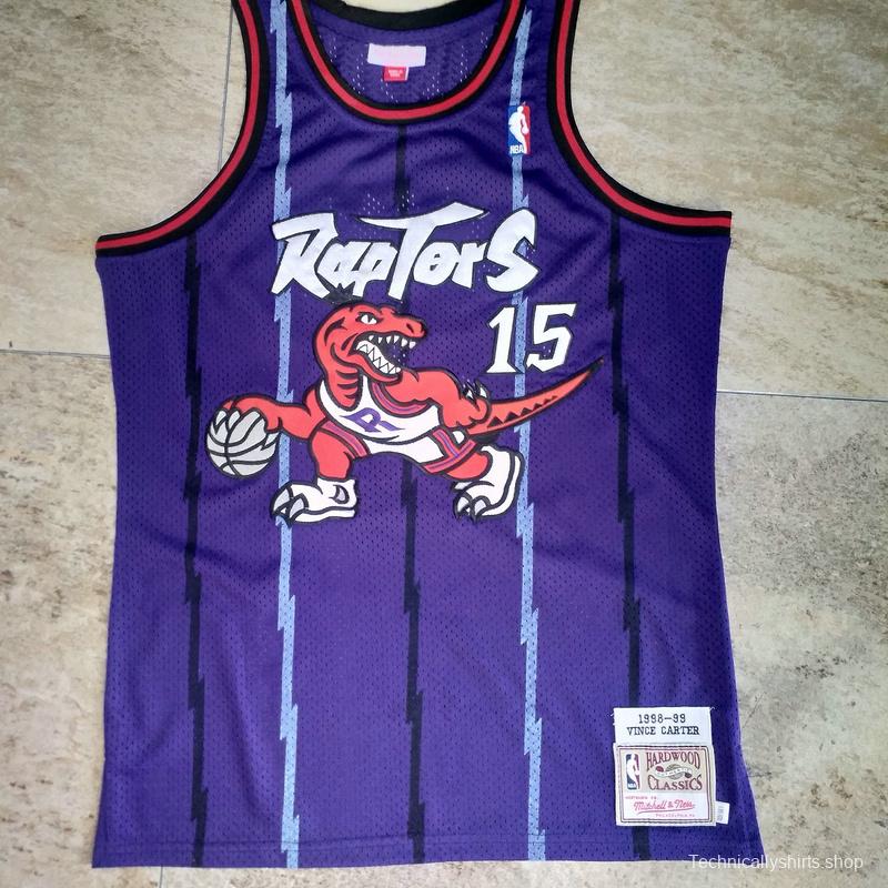 Men's Vince Carter Purple Retro Classic Team Jersey