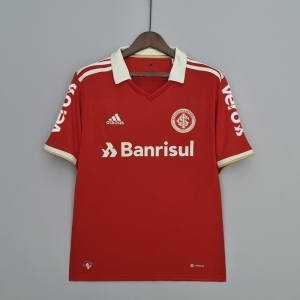 22/23 All Sponsors Internacional Home  Soccer Jersey