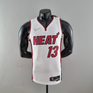 75th Anniversary Miami Heat ADEBAYO#13 White NBA Jersey