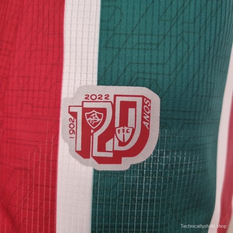 Player Version 22/23 Fluminense Home  Soccer Jersey