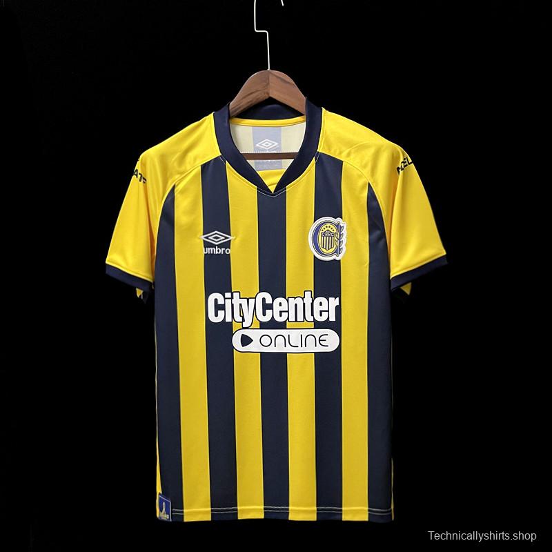 22/23 Rosario Central Home Soccer Jersey