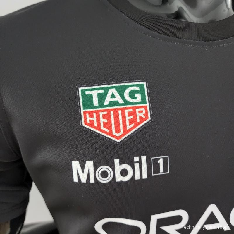 2022 F1 Red Bull Black Jersey #0001