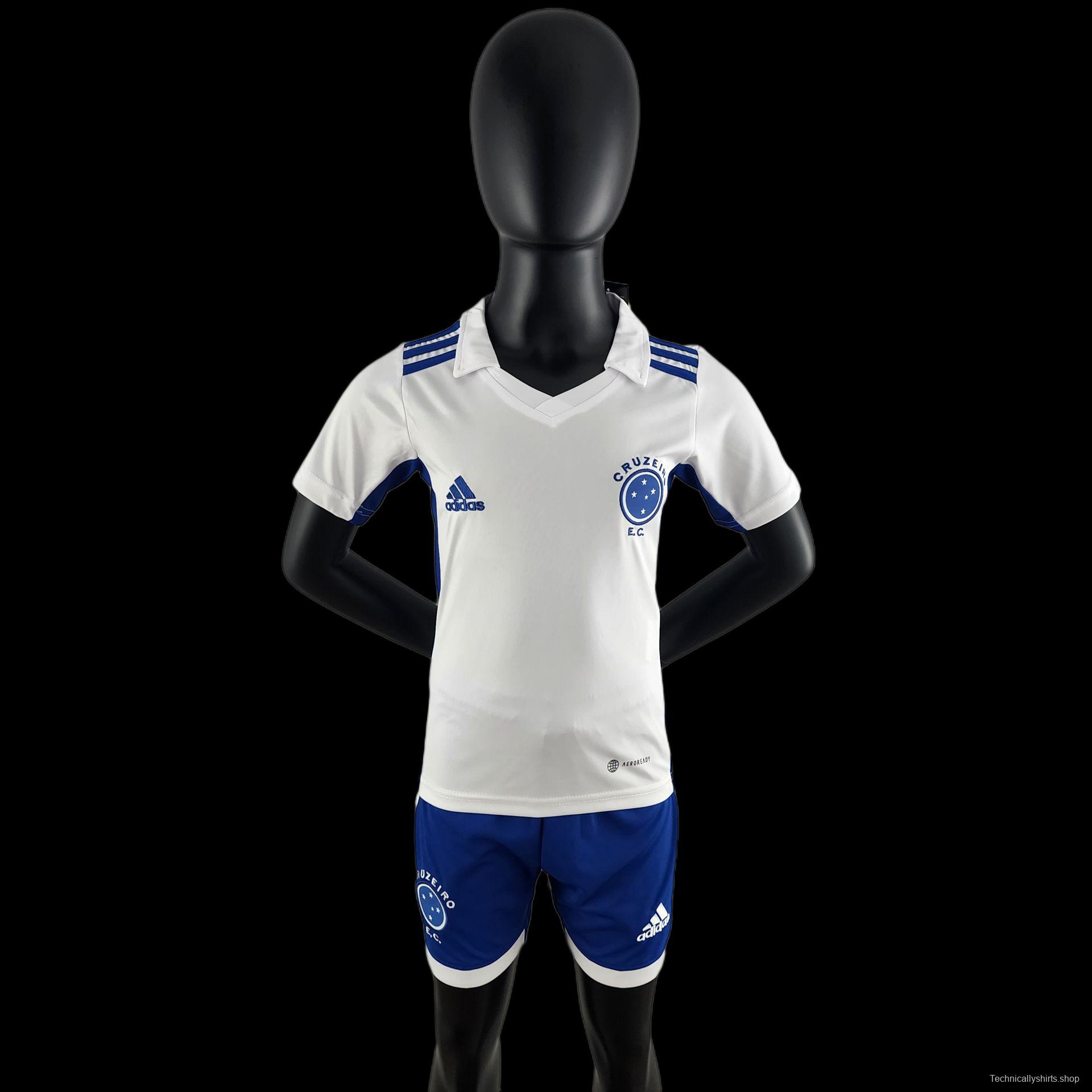 22/23 Cruzeiro Away  16-28 Soccer Jersey