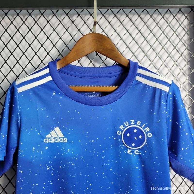 22/23 Women's Cruzeiro Home Soccer Jersey