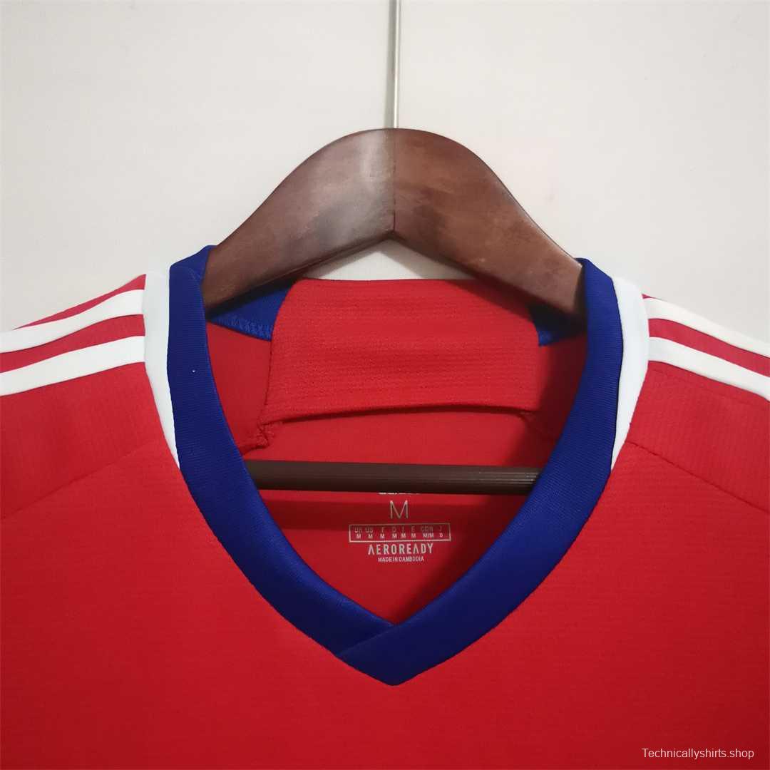 2022 Chile Home Soccer Jersey