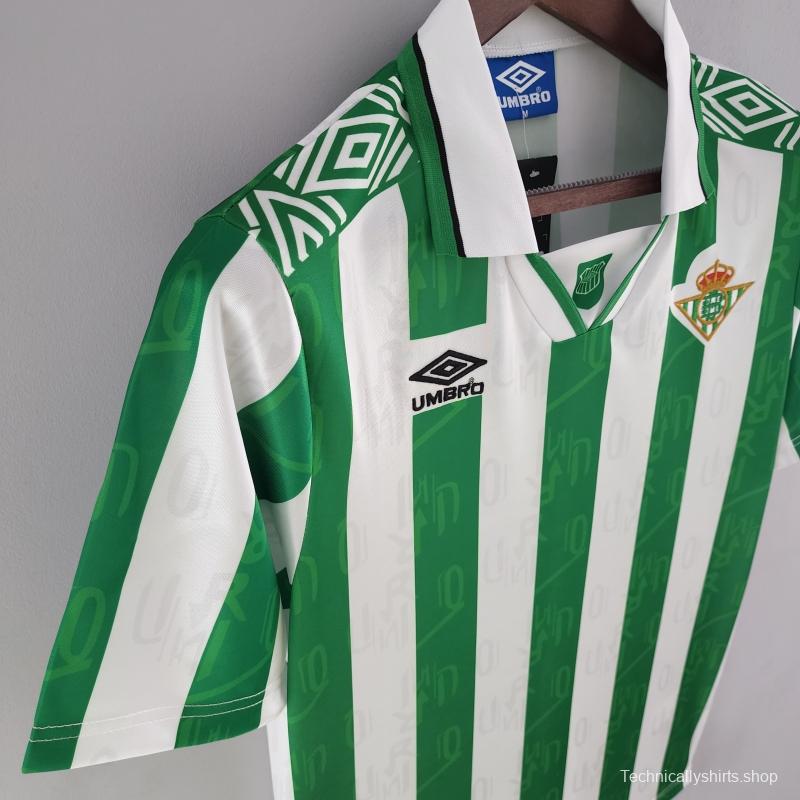 Retro 94/95 Real Betis Home Soccer Jersey