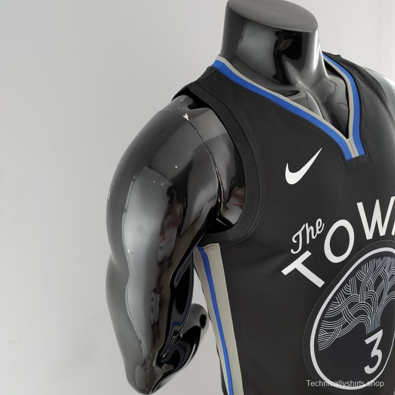 2020 POOLE#3 Warriors City Edition Black &amp; Grey NBA Jersey