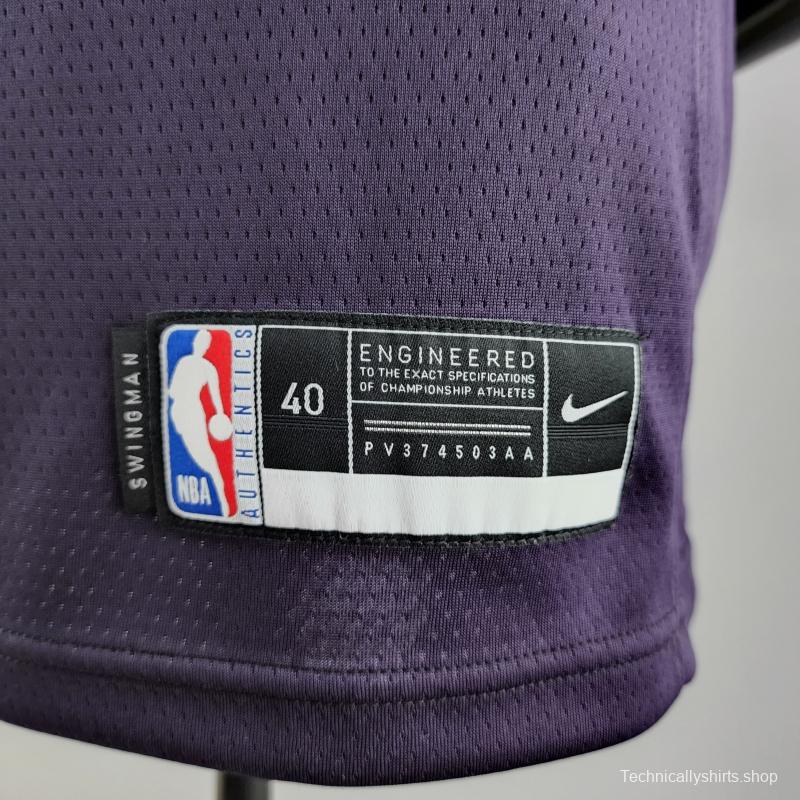 Minnesota Timberwolves ROSE#25 Black And Purple NBA Jersey