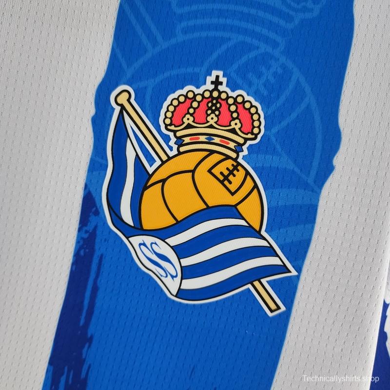 22/23 Real Sociedad Home Soccer Jersey