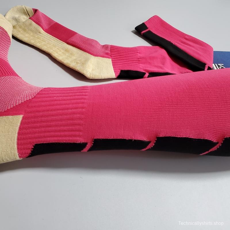 2022 Pink Long Top Non-Slip SOCKS#0087