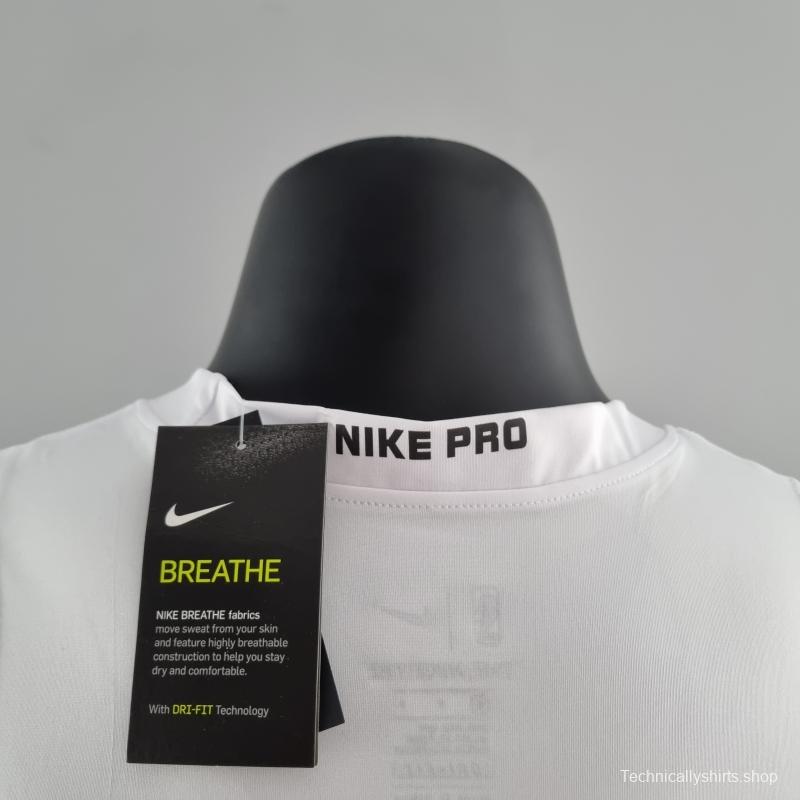 2022 Nike Pure White Vest Shirts #K000190