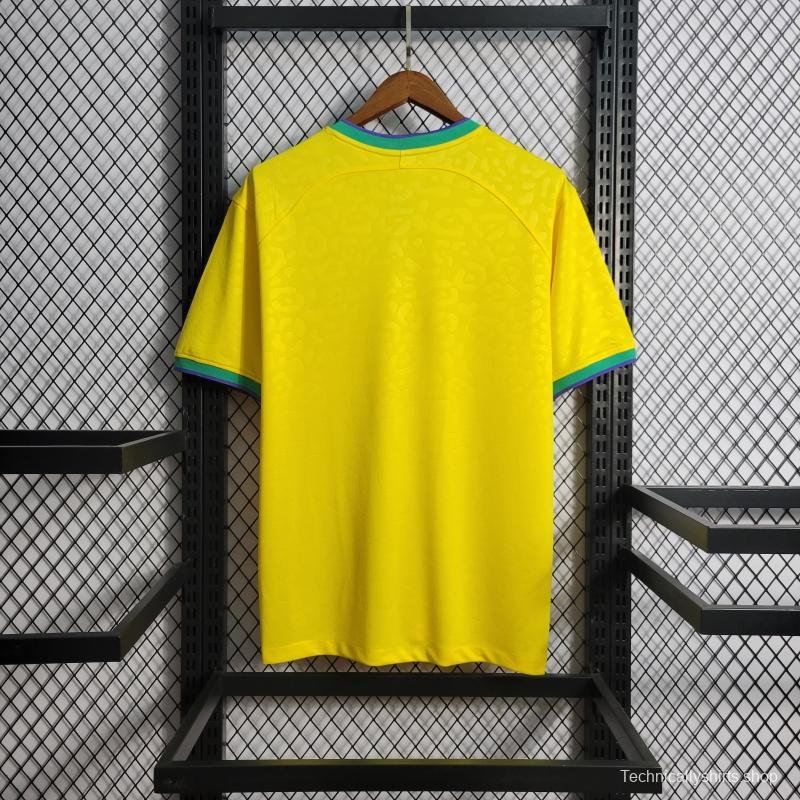 2022 Brazil Home Club World Cup National Team Soccer Jersey