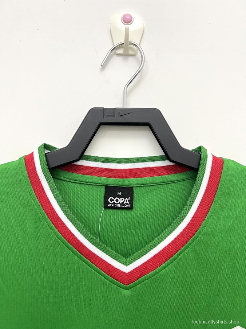 Retro 1970 Mexico Home Soccer Jersey