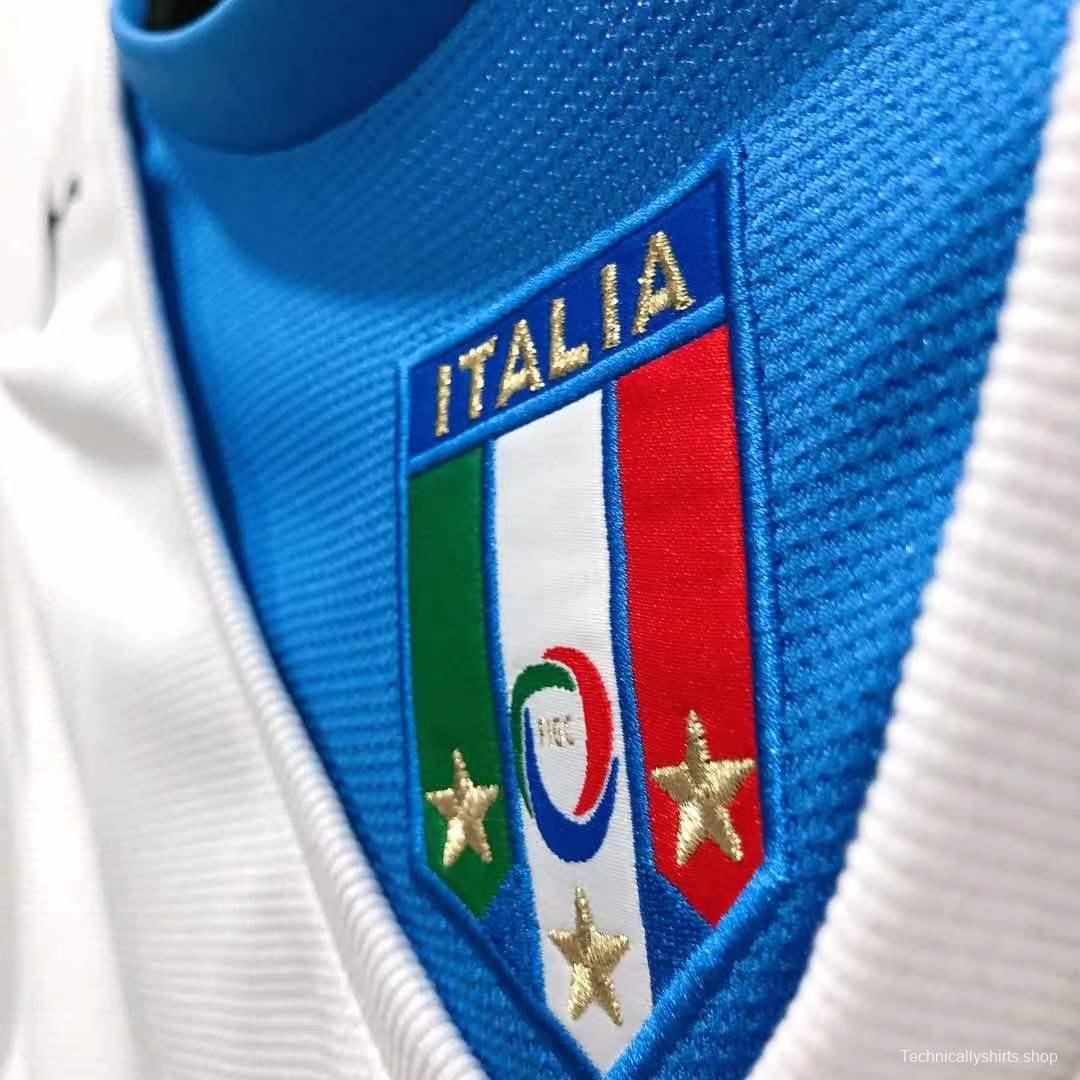 Retro 2006 Italy Away White Soccer Jersey