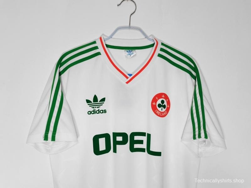 Retro 1990/92 Ireland Away Soccer Jersey