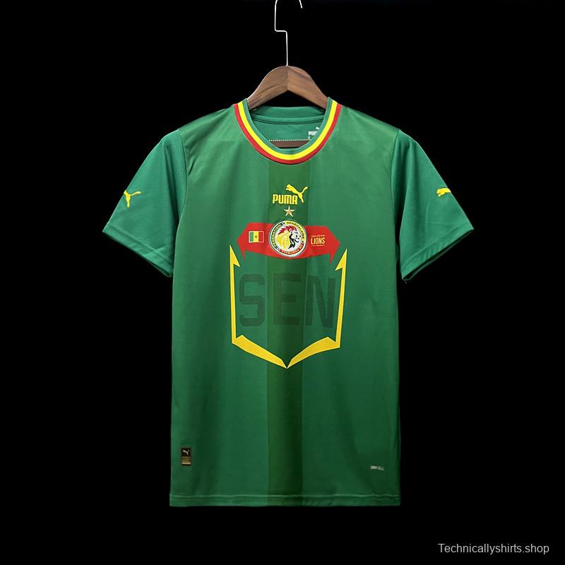 2022 Senegal Away Green Jersey