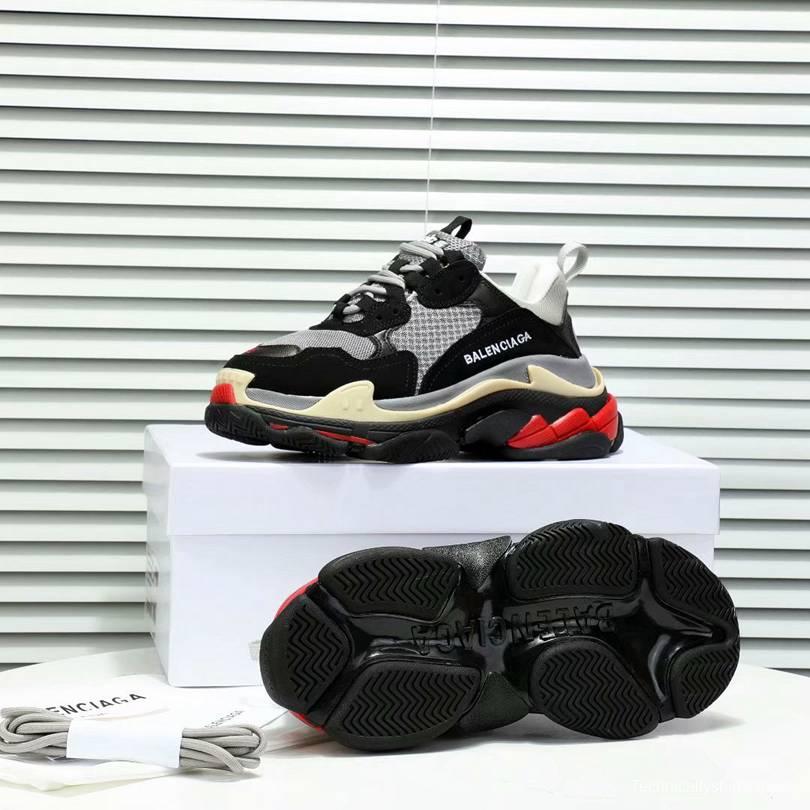 Men/Women Balenciaga Triple S MutiColor Clear Sole 3 Color Sneaker Item 6380340