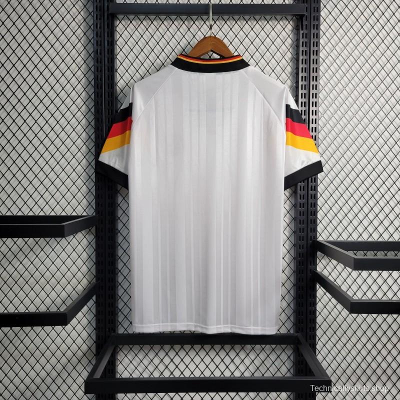 Retro 1992 Germany Home Soccer Jersey