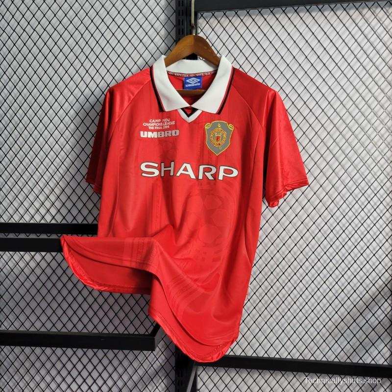 Retro 99/00 Manchester United Home Jersey