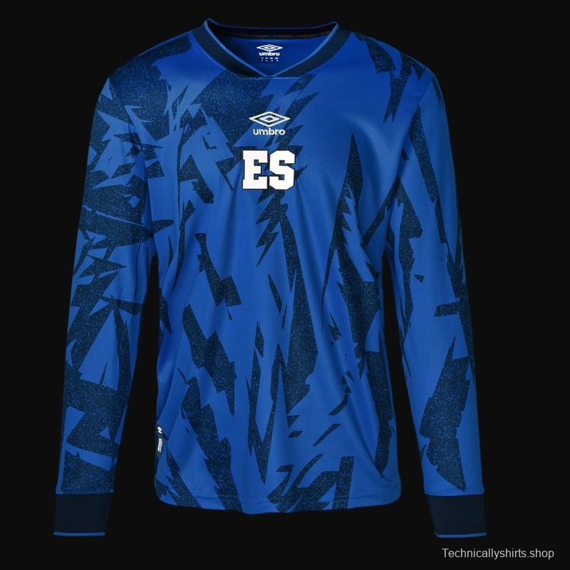 2023 El Salvador Home Long Sleeve Jersey