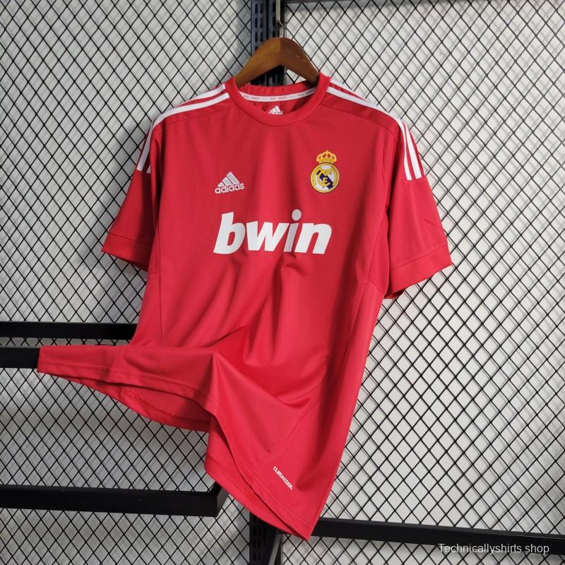 Retro11-12 Real Madrid Away Red Jersey