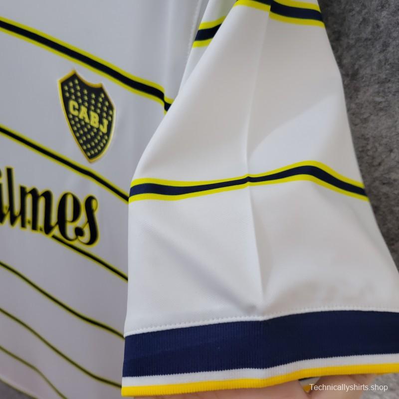 Retro 98/99 Boca Juniors Away White Jersey