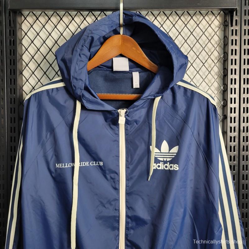 2023 Adidas Blue Windbreaker