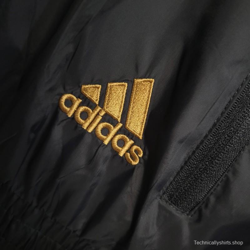 2023 Adidas Black White Brown Windbreaker