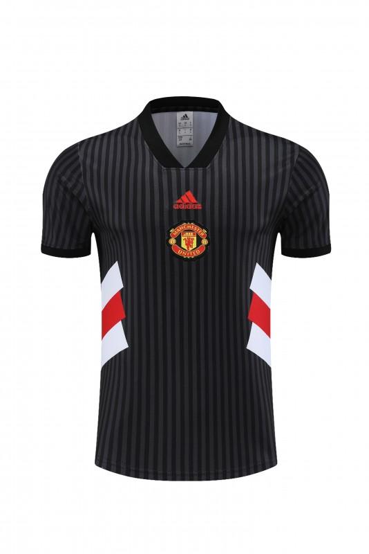 23 24 Manchester United Black Remake Icon Short Sleeve+Shorts