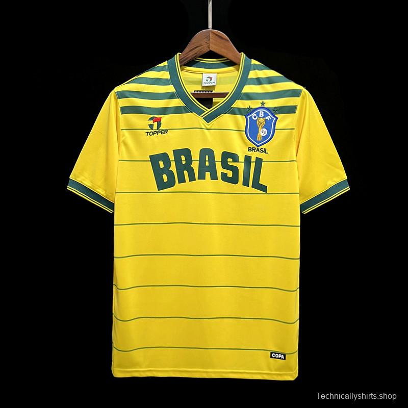 Retro Brazil 1984 Home Jersey