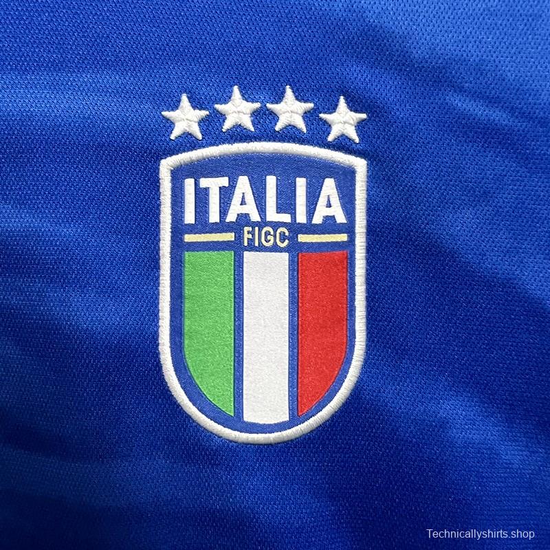 2023 Italy Home Long Sleeve Jersey