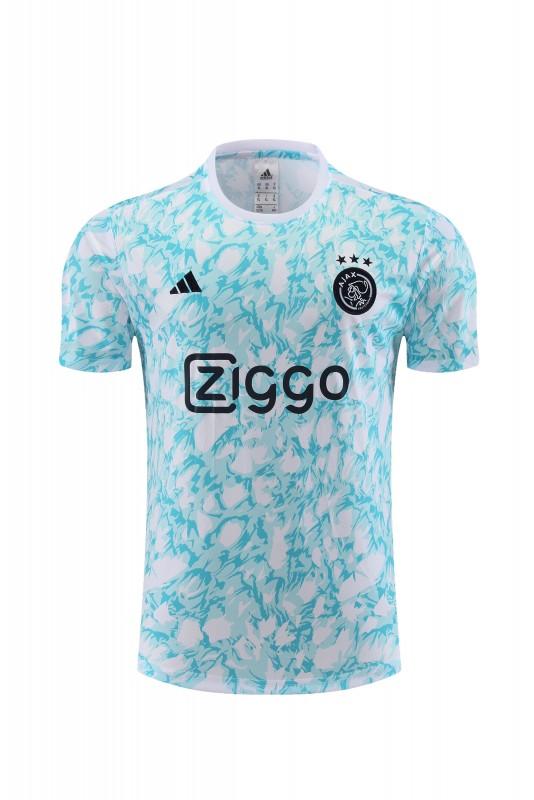 23/24 Ajax Blue/White Short Sleeve Jersey+Shorts