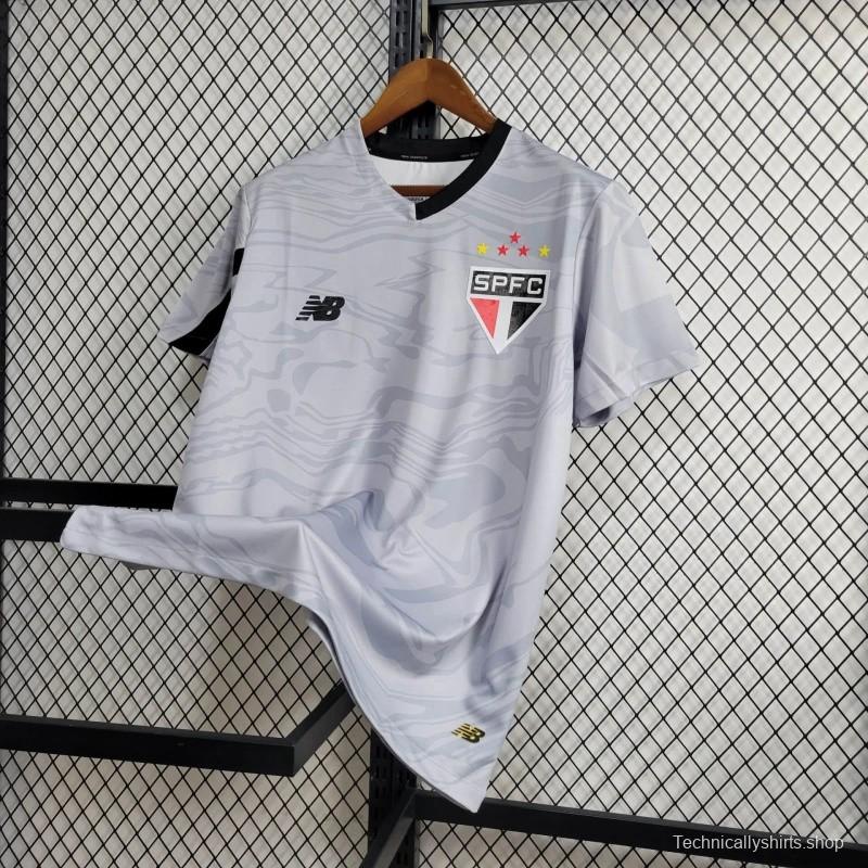 24/25 Sao Paulo Home Gray Goalkeeper Jersey