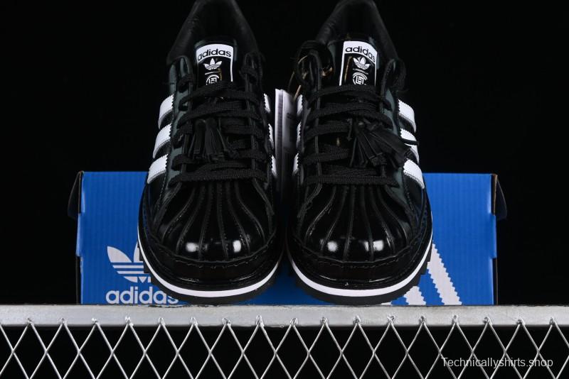 Adidas Superstar Clot IH5953 Preppy Style Shell Toe Sneakers with Perforated Leather - IH5953