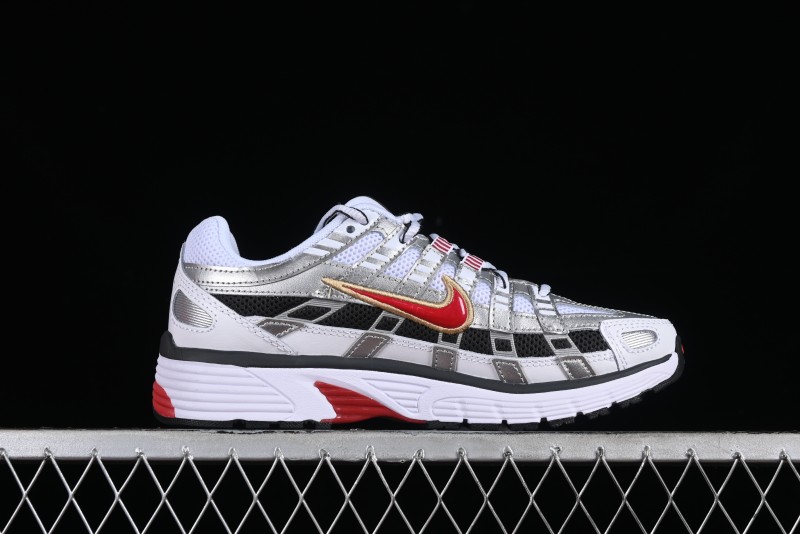 Nike P-6000 Retro Casual Sneakers Dad Shoes with Layered Design - BV1021-101
