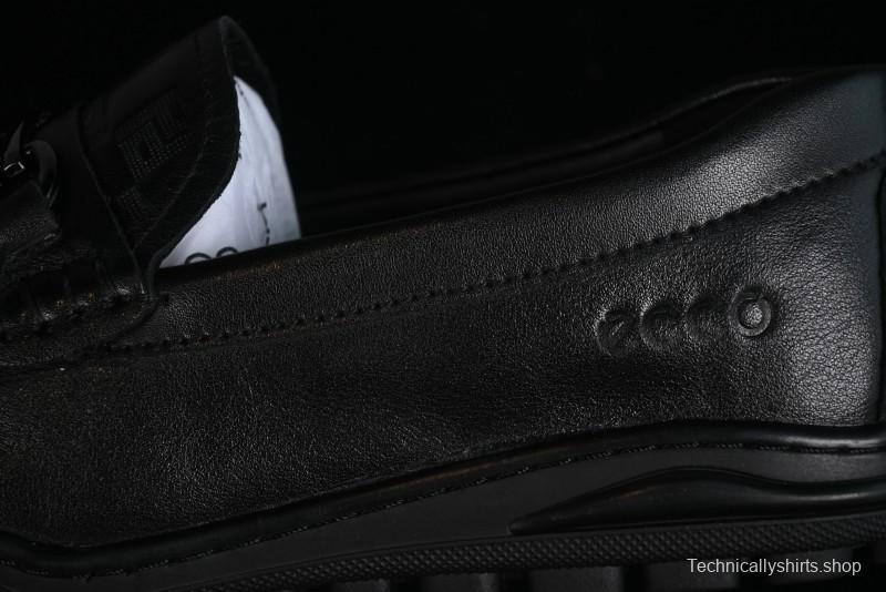 ECCO Soft Moc Series Loafers Men's British Slip-On Driving Shoes - 65707001001