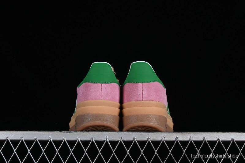 Adidas Originals Gazelle Bold Low-Top Sneakers with Thick Sole for Casual Wear - IE0420