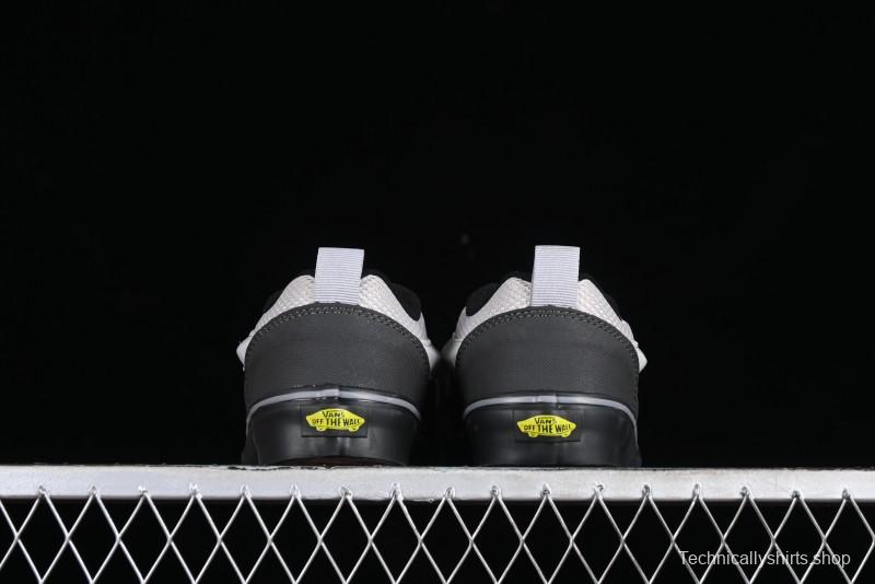 Vans OG Classic Slip-On Acid Wash Retro Grey Black Skate Shoes - VN0009QCGRY