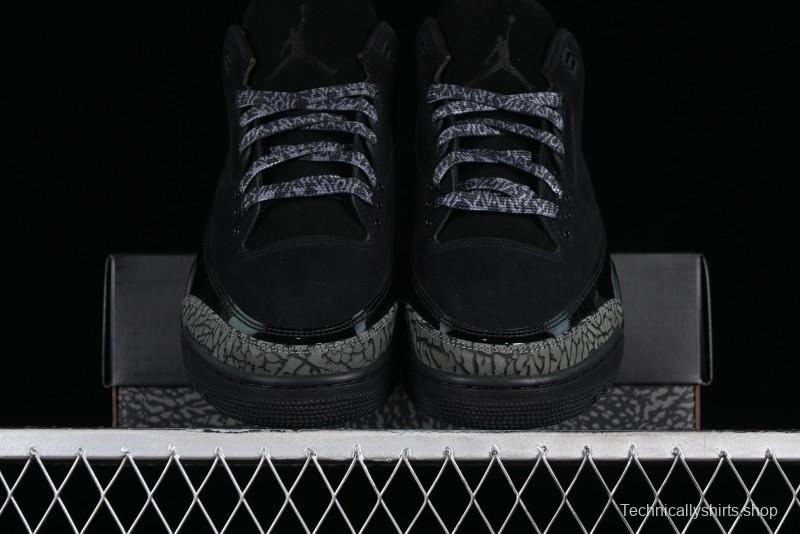 Nike Air Jordan 3 Retro Sneakers in Black with Elephant Print - CK9246-168