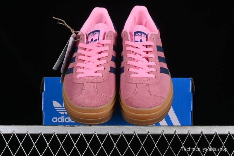 Adidas Originals Gazelle Bold H06122 Low-Top Sneakers with Thick Sole for Casual Wear, Slip-Resistant and Durable