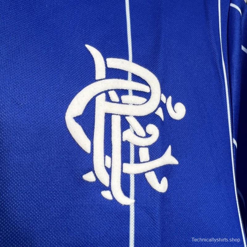 Retro 82/84 Glasgow Rangers Home Jersey