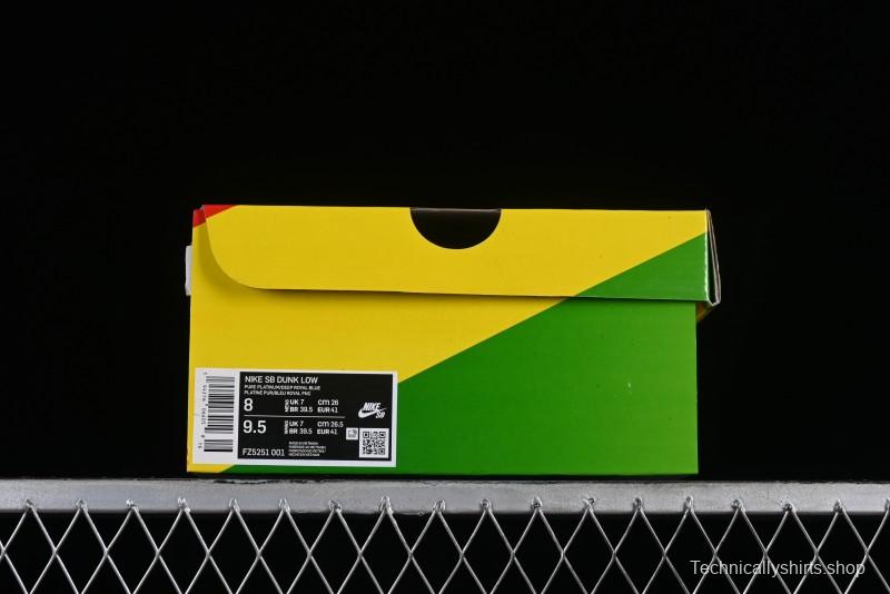 Nike SB Dunk Low Rayssa Leal Pro Skate Shoes with Colorful Smiley Laces - FZ5251-001