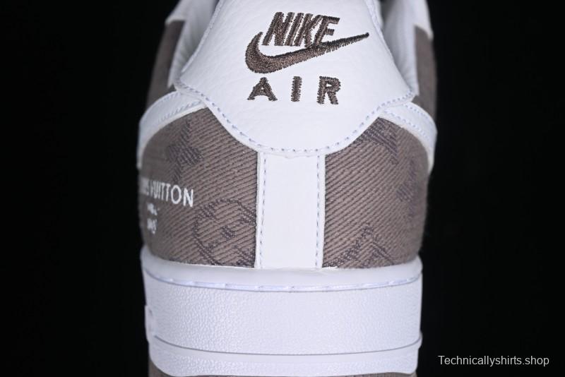 Nike Air Force 1 '07 Low Custom Casual Sneakers with Full-Length Air Cushion - CW2288-111