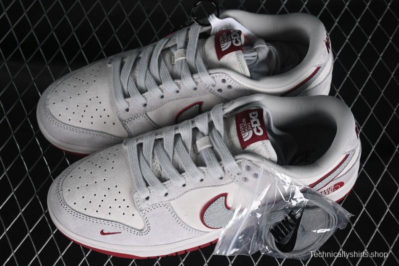 Nike Dunk Low The North Face CDG Collaboration - Grey Skateboard Shoes - DQ1098-336