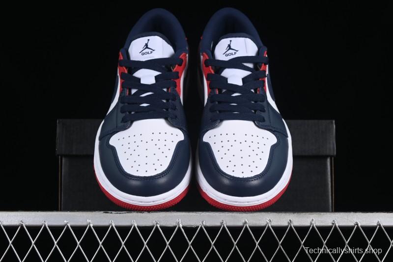 Nike Air Jordan 1 Low Golf Shoes Black Toe - DD9315-113