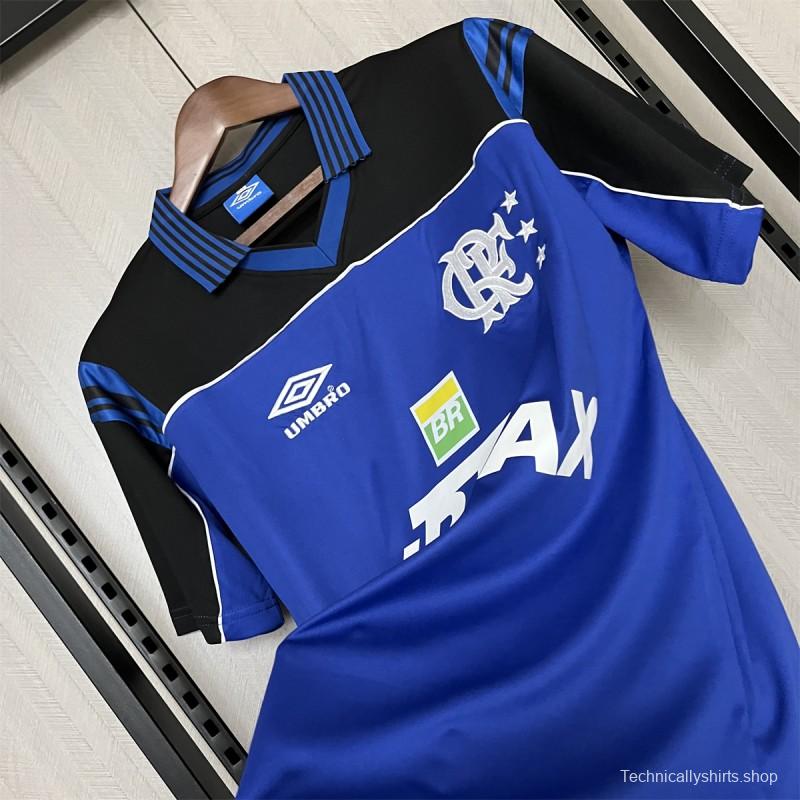 99/00 Retro Flamengo Goalkeeper Blue Jersey