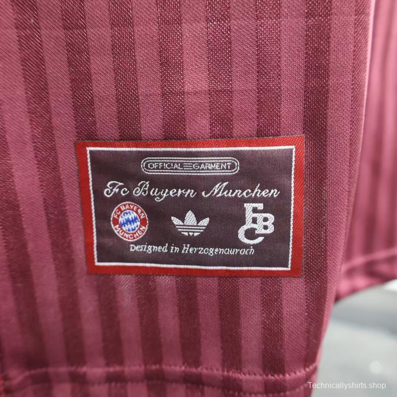 Player Version 25/26 Bayern Munich Icon Wine Jersey