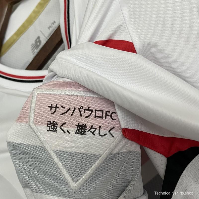 25/26 Women Sao Paulo Home Jersey With Chest Sponsor