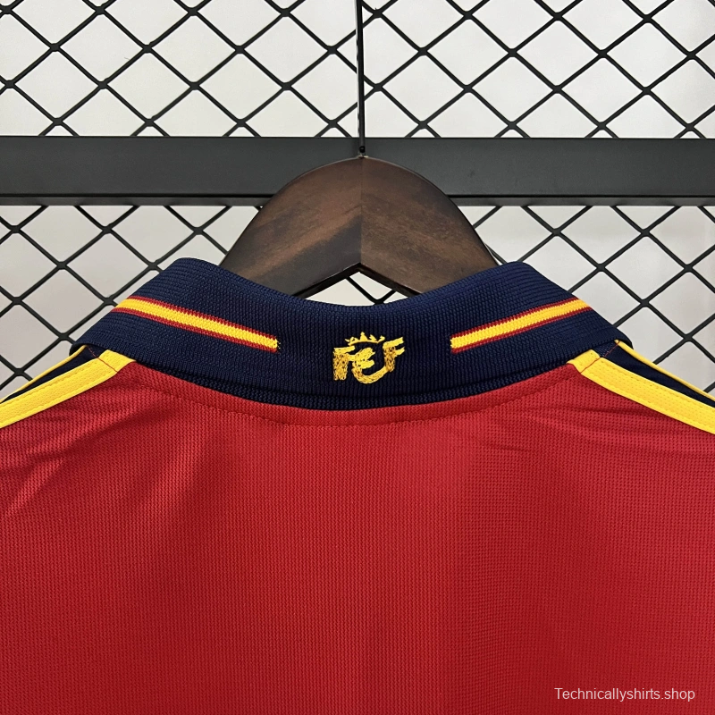 2000 Retro Spain Home Jersey