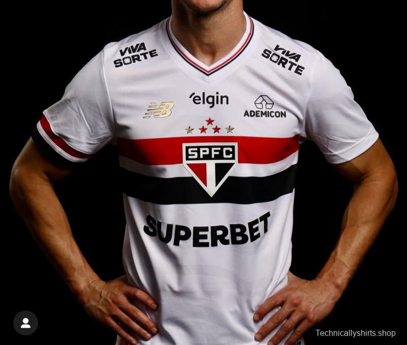 25/26 Sao Paulo Home All Sponsors S-XXXXL Jersey